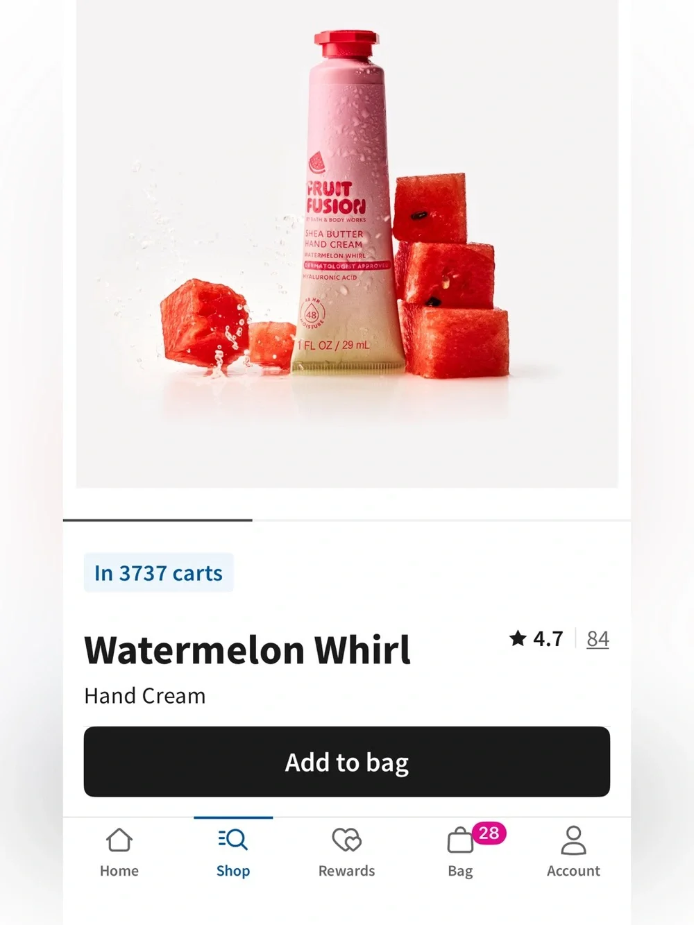 NEW! 9-Pc Bath & Body Works Fruit Fusion WATERMELON WHIRL Body Care Collection